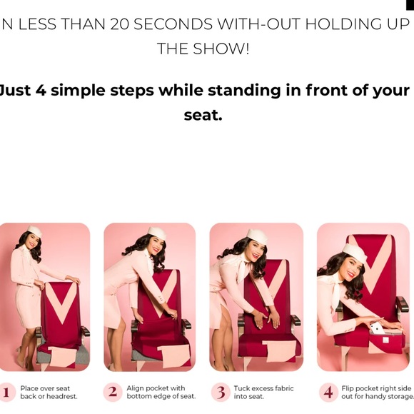 Airplane Black Seat Cover - Picture 3 of 8